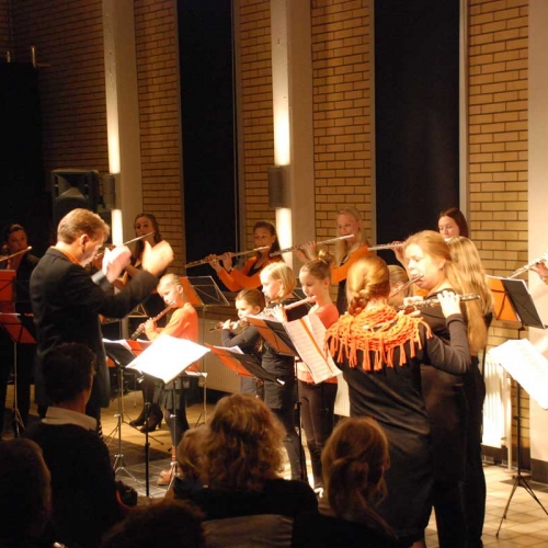 leerlingenconcert samen met het Neflac ensemble